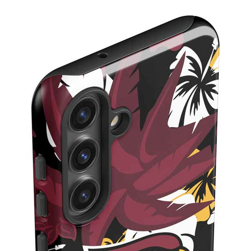 NFL Arizona Cardinals Tropical Print Galaxy S24 Impact Case